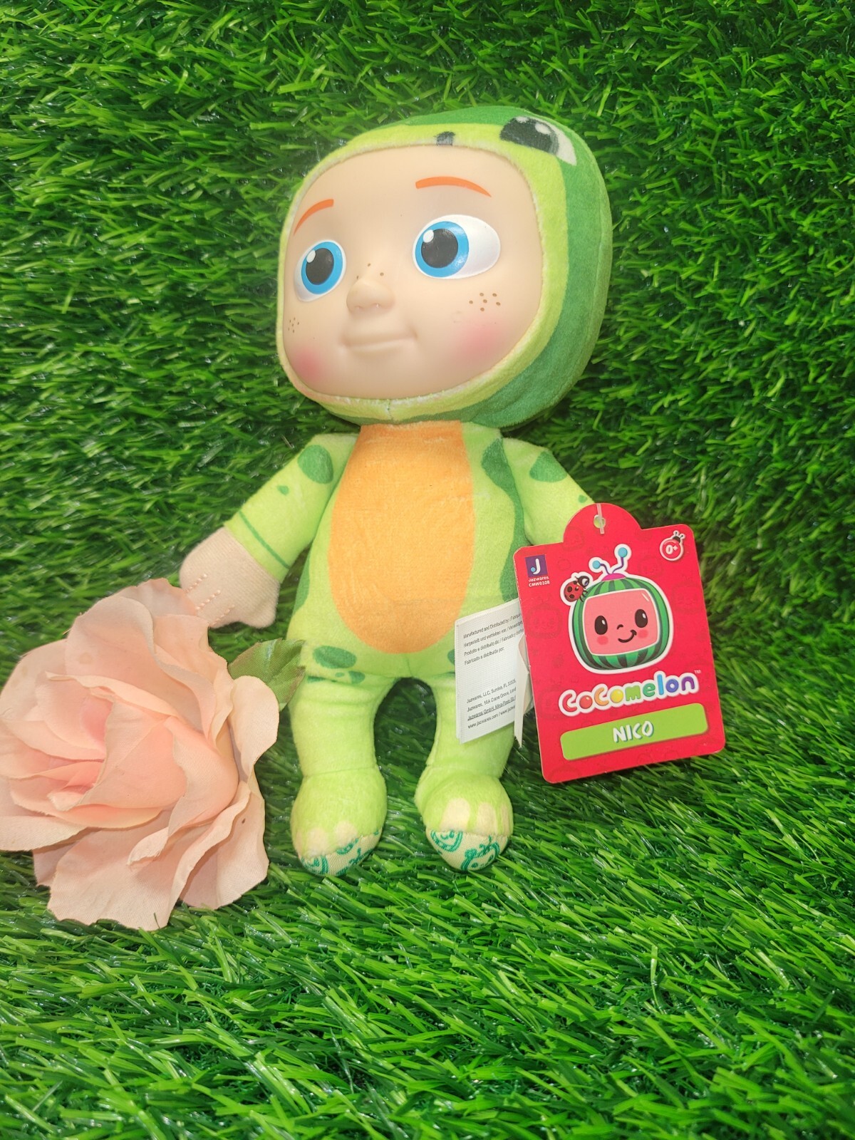 Cocomelon 9&Prime; Plush Doll Nico NWT 2022
