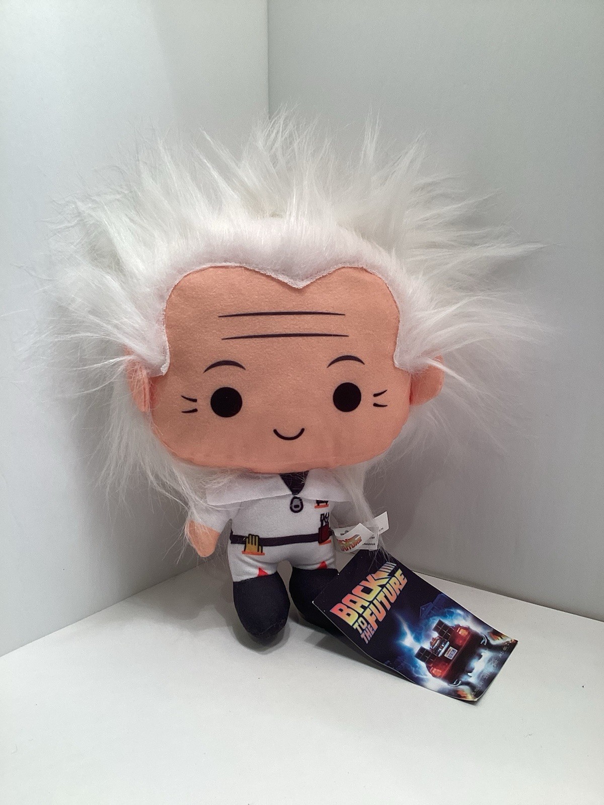 Back to the Future,Doc Brown, Plush 10”Universal Studios, New W/ Tag