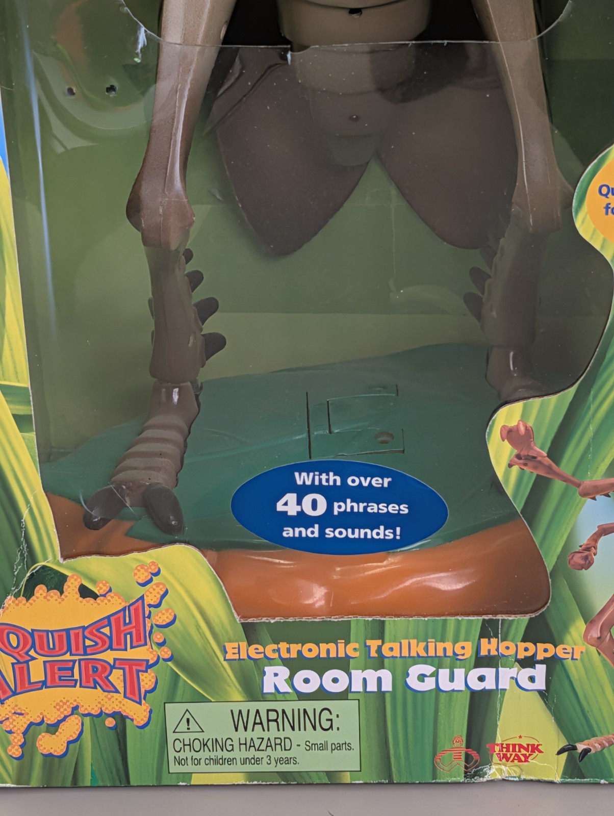 Thinkway A Bug&rsquo;s Life Hopper Talking Room Guard Thinkway Toys 1998 Disney Works