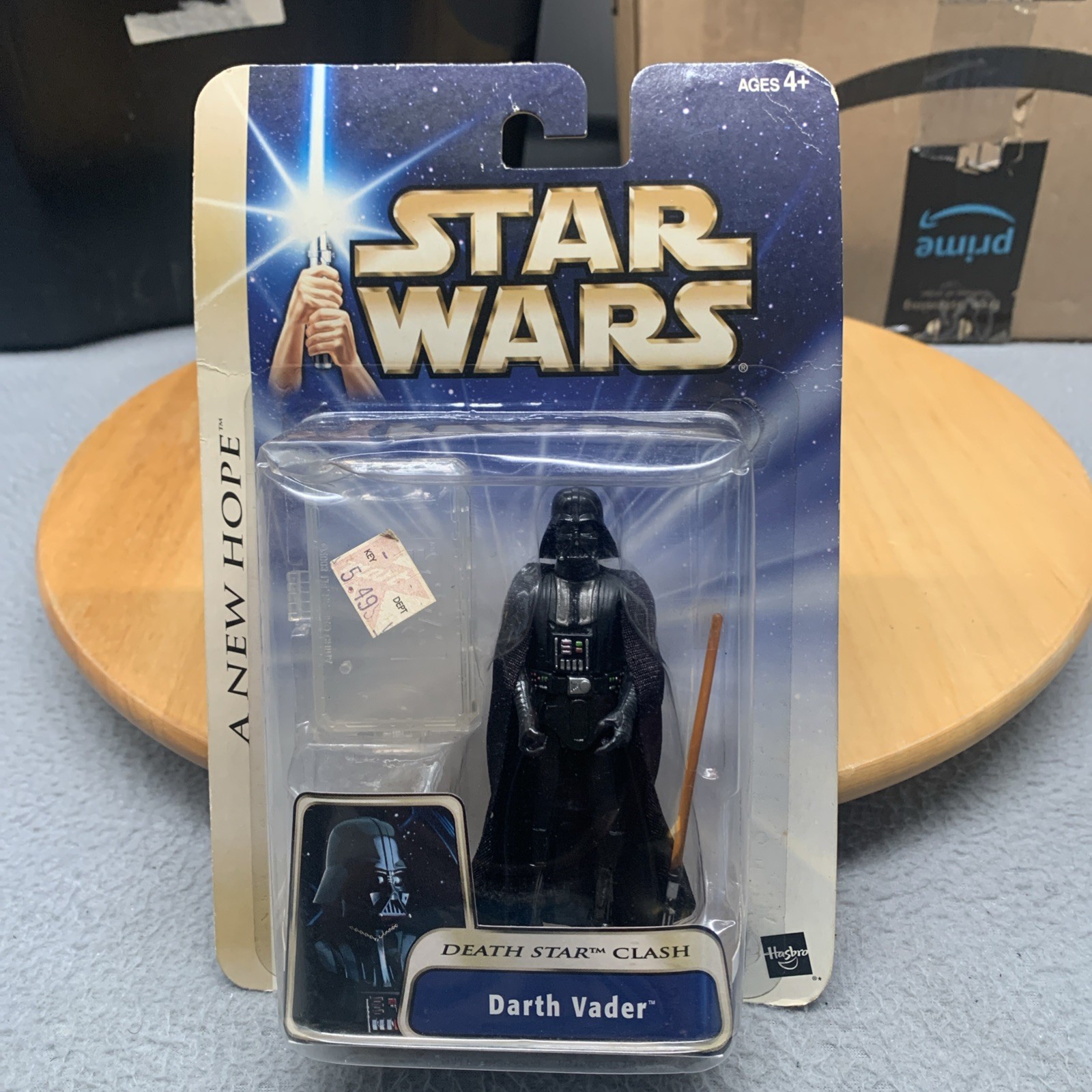 Star Wars IV: A New Hope, DARTH VADER, Death Star Clash, Figure HASBRO 2004 NIB!
