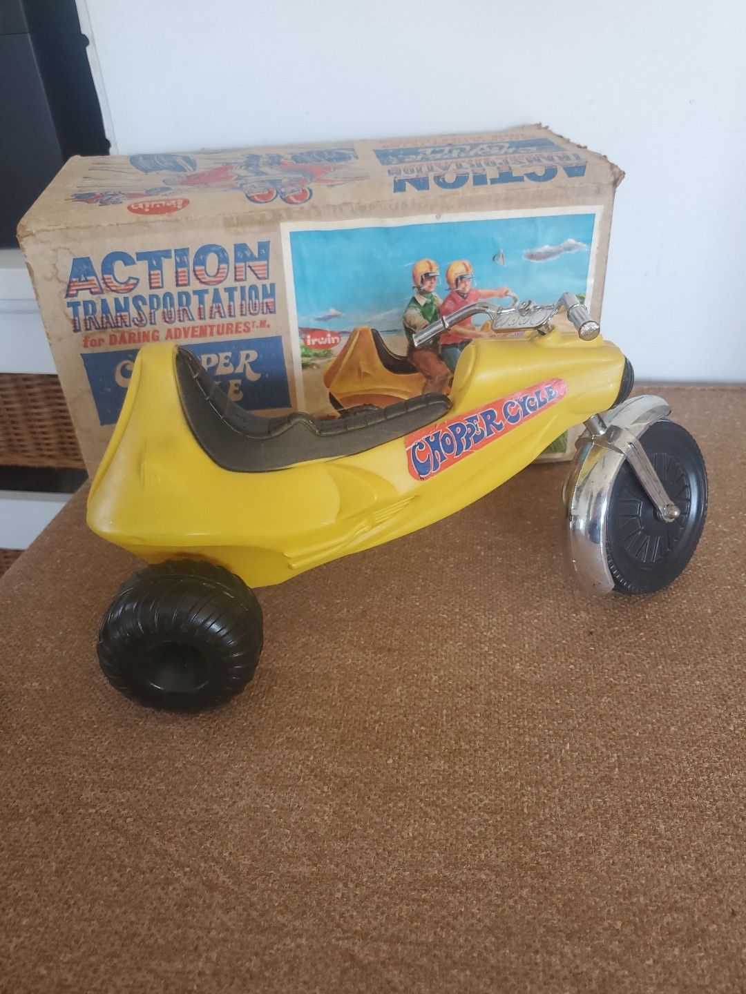 IRWIN ACTION TRANSPORTATION CHOPPER CYCLE IN ORIGINAL CATALOG BOX ORDER