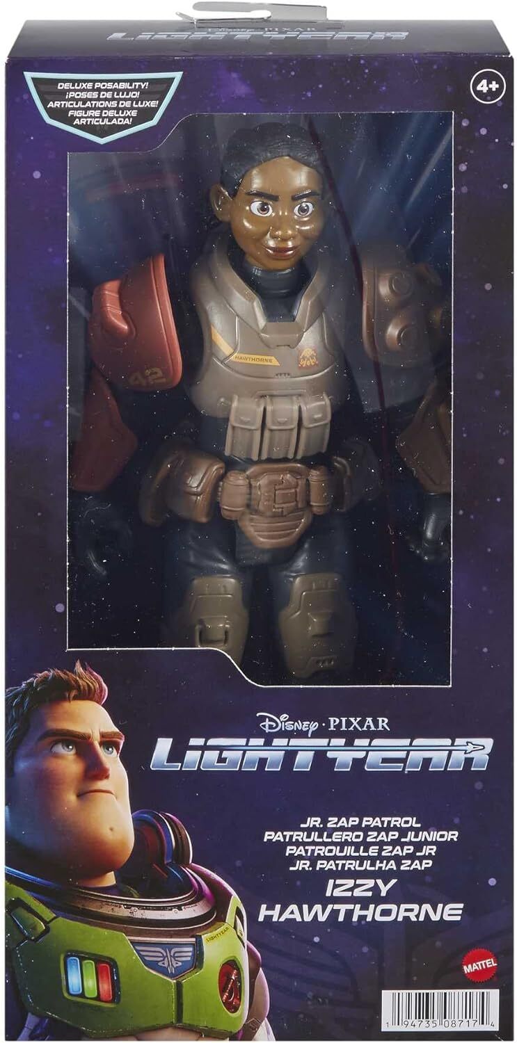 New IZZY HAWTHORNE Lightyear 12&Prime; ACTION FIGURE Disney Pixar Mattel 14 Joints NIB