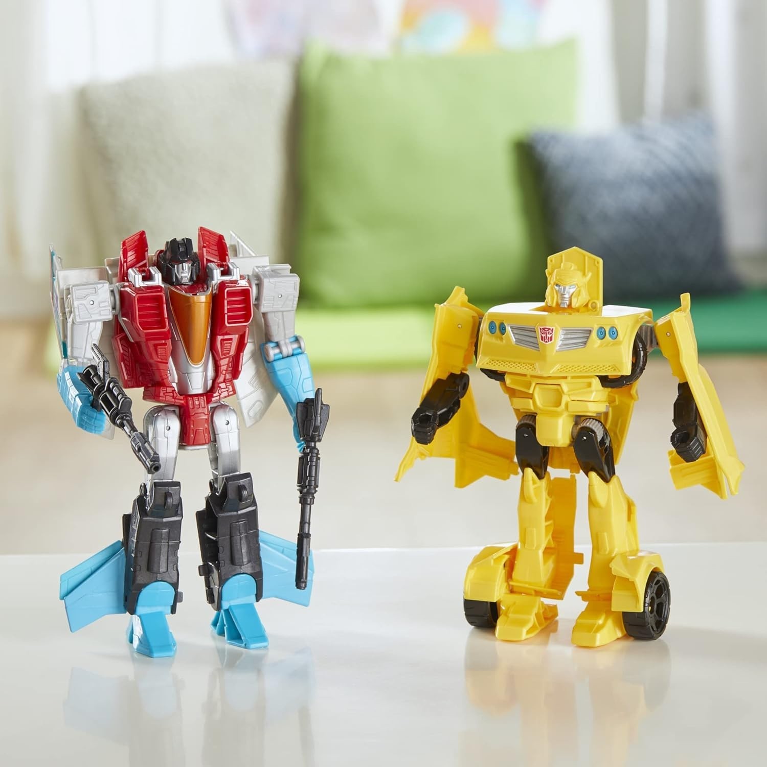 Transformers Bumblebee & Starscream 7-Inch Action Figures 2-Pack – For Ages 6+