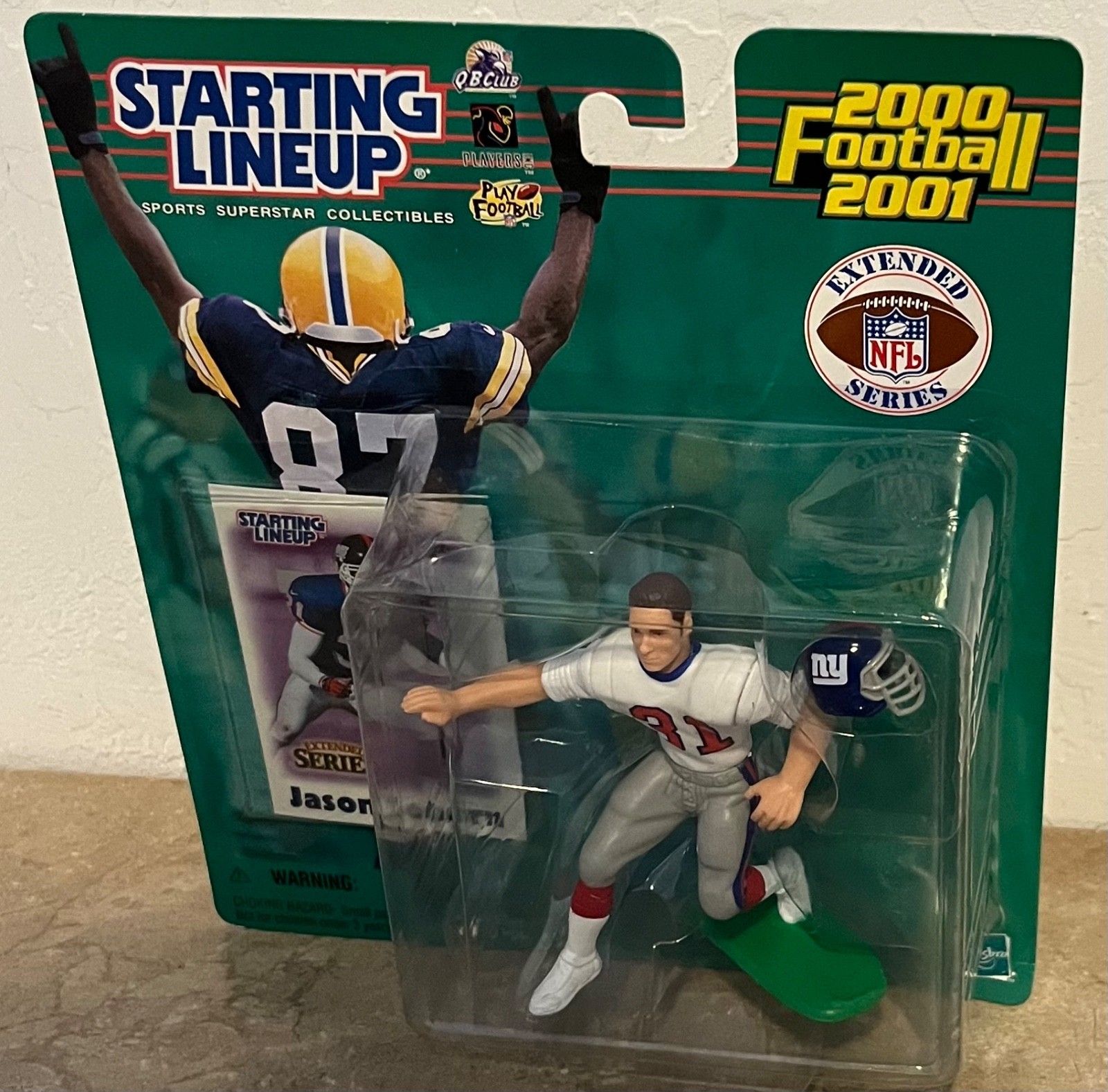 Jason Sehorn 2000/2001 Starting Lineup New York Giants Figure
