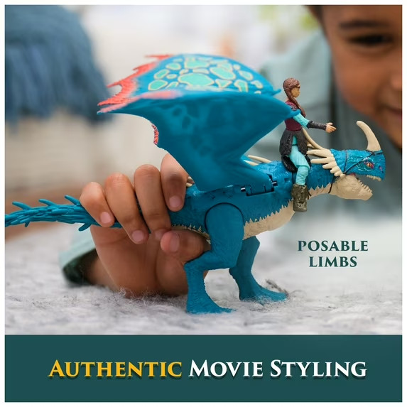 How To Train Your Dragon DEADLY NADDER And ASTRID Viking Duo Figures Ships Fast