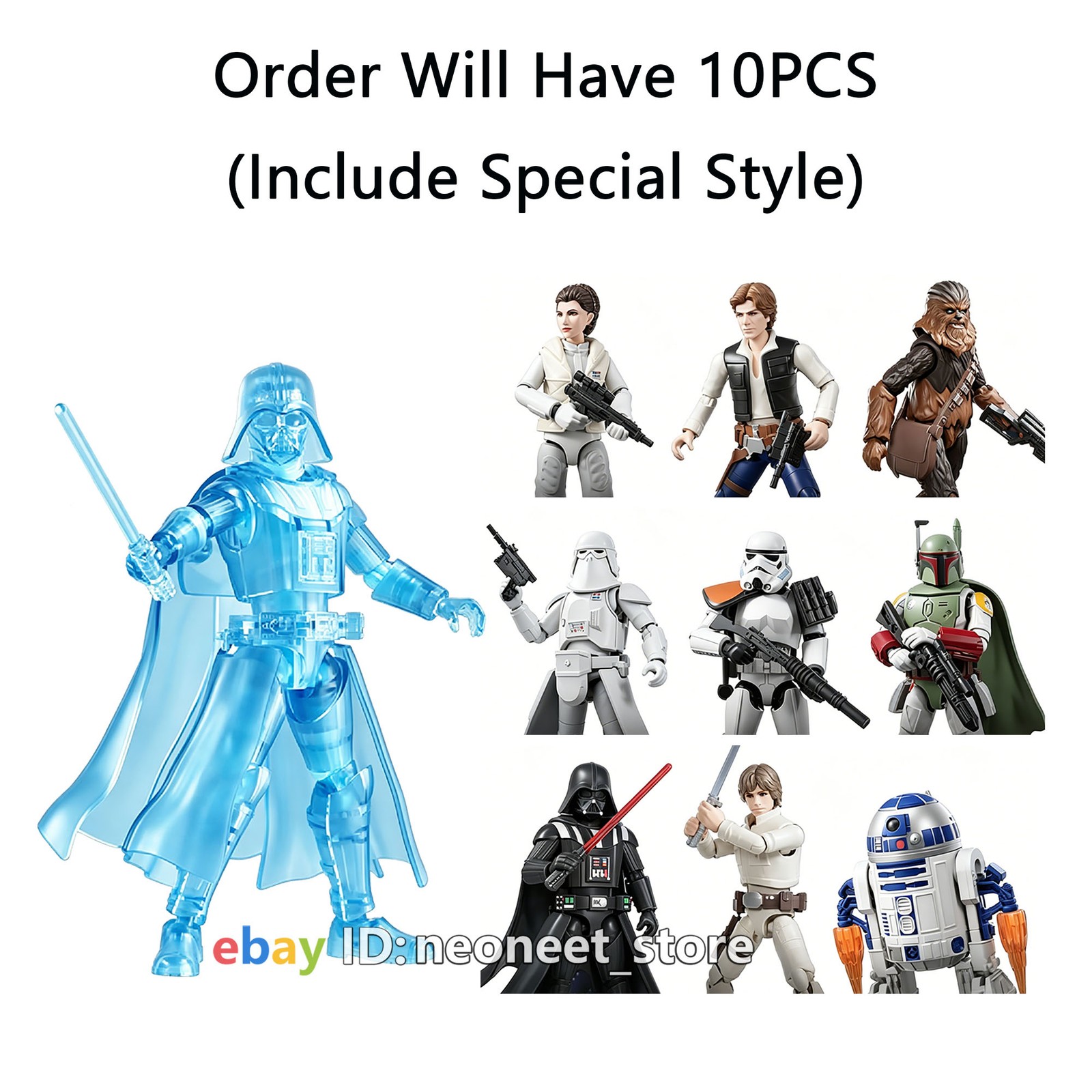Blokees Star Wars Action Figures Blind Box GV02 Model Kit Toys 9PCS Unopen