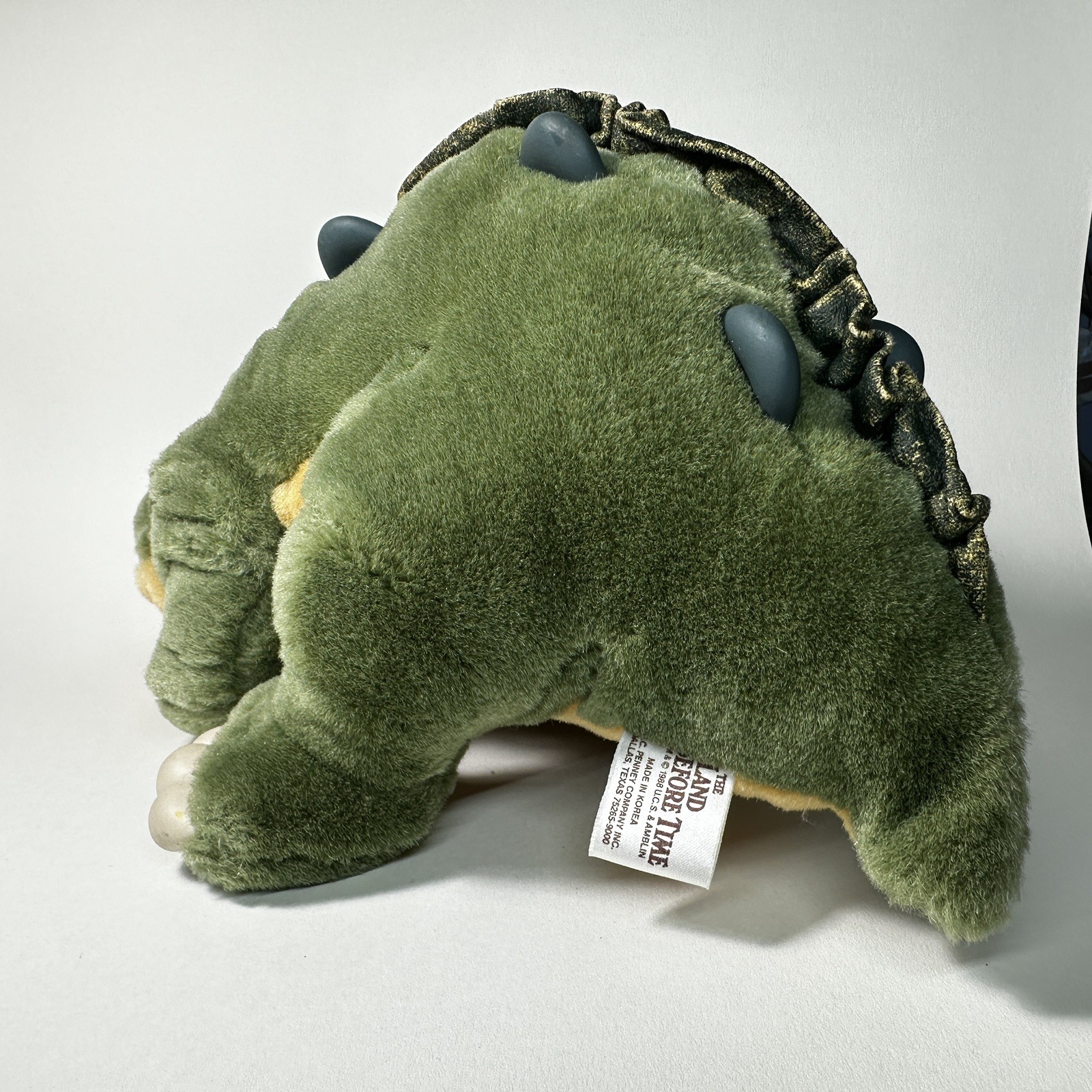 Vintage Land Before Time Spike Dinosaur 1988 Amblin plush