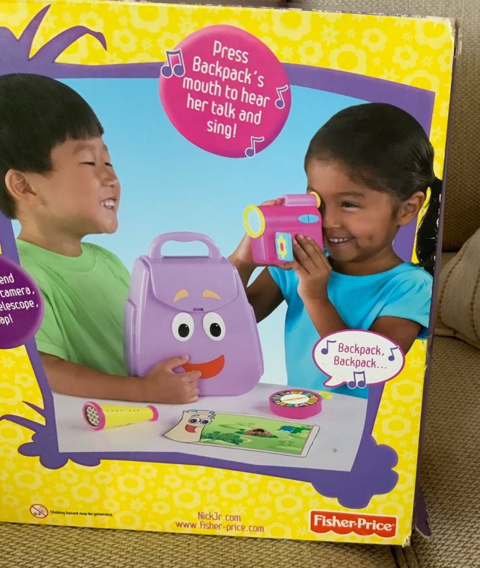 2010 Dora The Explorer My Talking Backpack Fisher Price Nick Jr. New Sealed!!