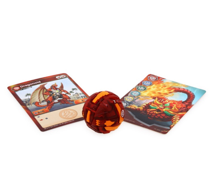 BAKUGAN Mythic Pack Translucent Red Dragonoid Bakugan Legend Rare Free Shipping