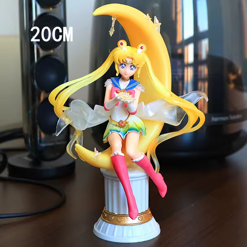 Anime Figures Female Warrior Moon Sailor Hare PVC Decoration Gift For Girls
