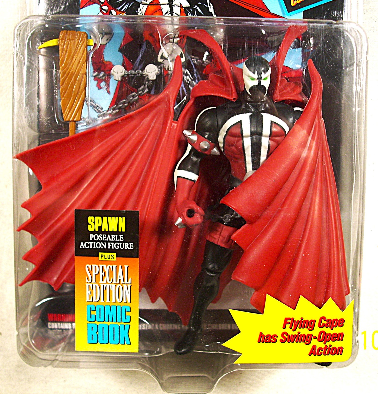 Vintage ☆ 1994 ☆ Todd McFarlane ☆ SPAWN ☆ Action Figure ☆ w/ Comic Book ☆ L@@K!