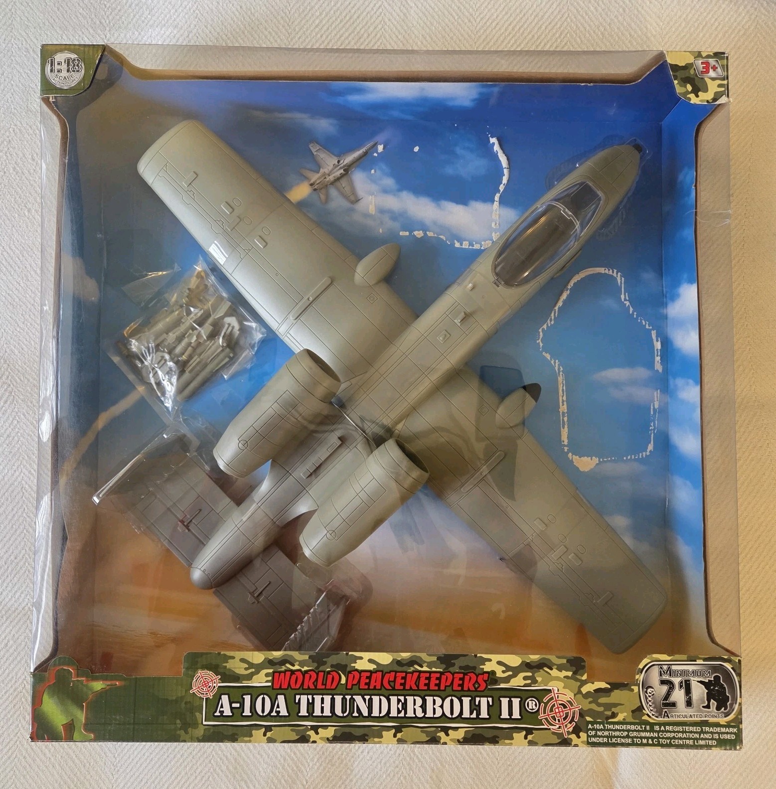 World Peacekeepers A10 Thunderbolt 1/18 GI Joe Rattler Cobra A10A A-10 Warthog