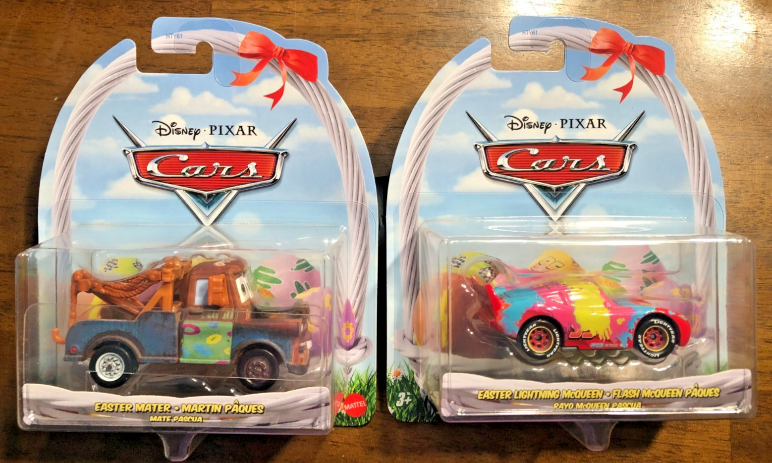 EASTER LIGHTNING MCQUEEN & MATER egg decorated Disney Pixar Cars NEW