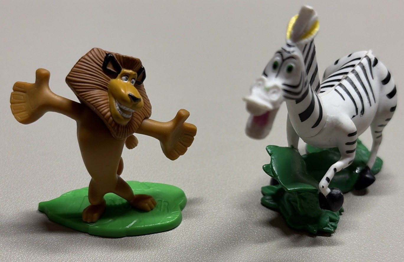 Madagascar Figures Alex Marty Cake Toppers Dexopop And Mattel