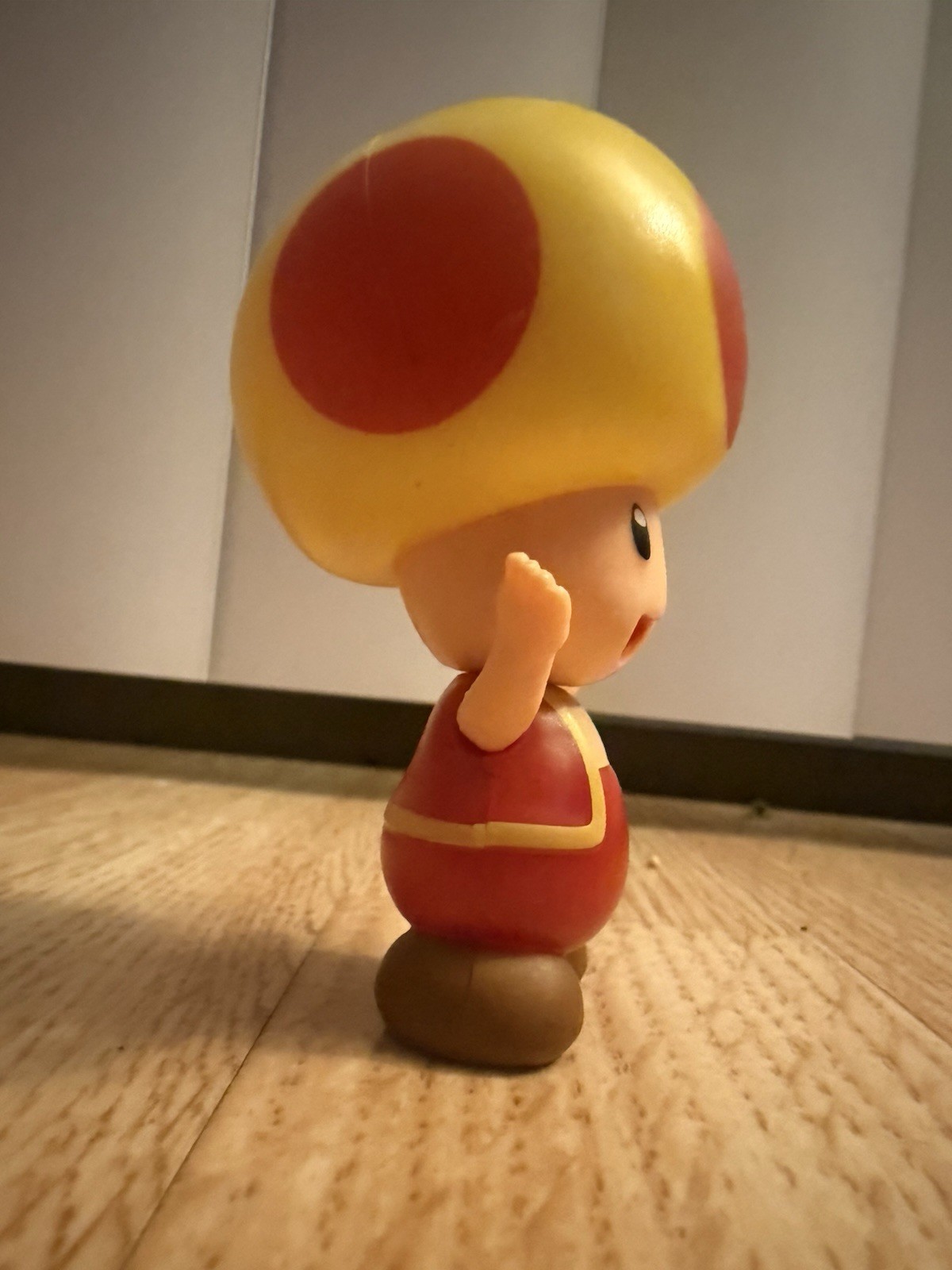 Super Mario 4” Fire Power Toad + Blue Toad Jakks Nintendo Toy Figure GREAT