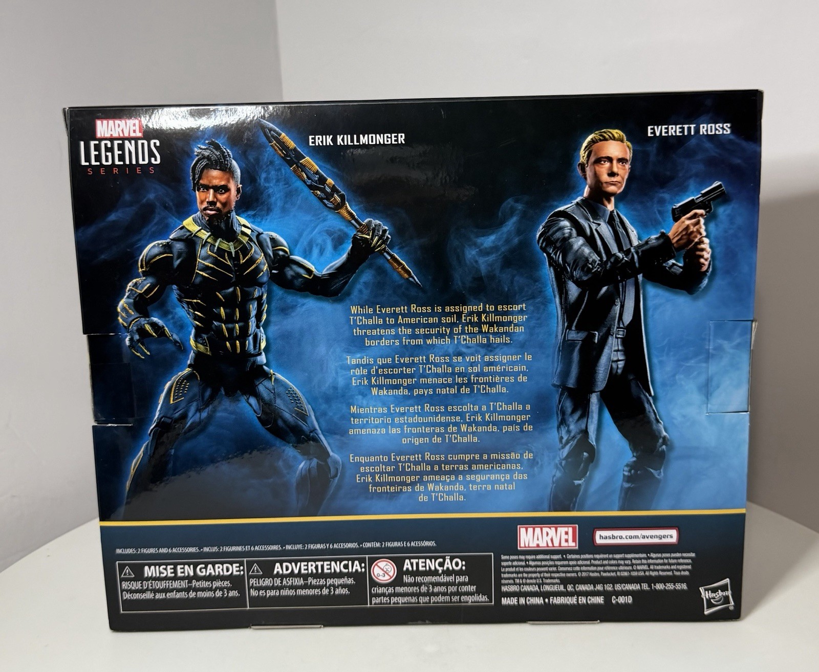 Marvel Legends Black Panther EVERETT ROSS ERIK KILLMONGER 6&Prime; Action Figure New