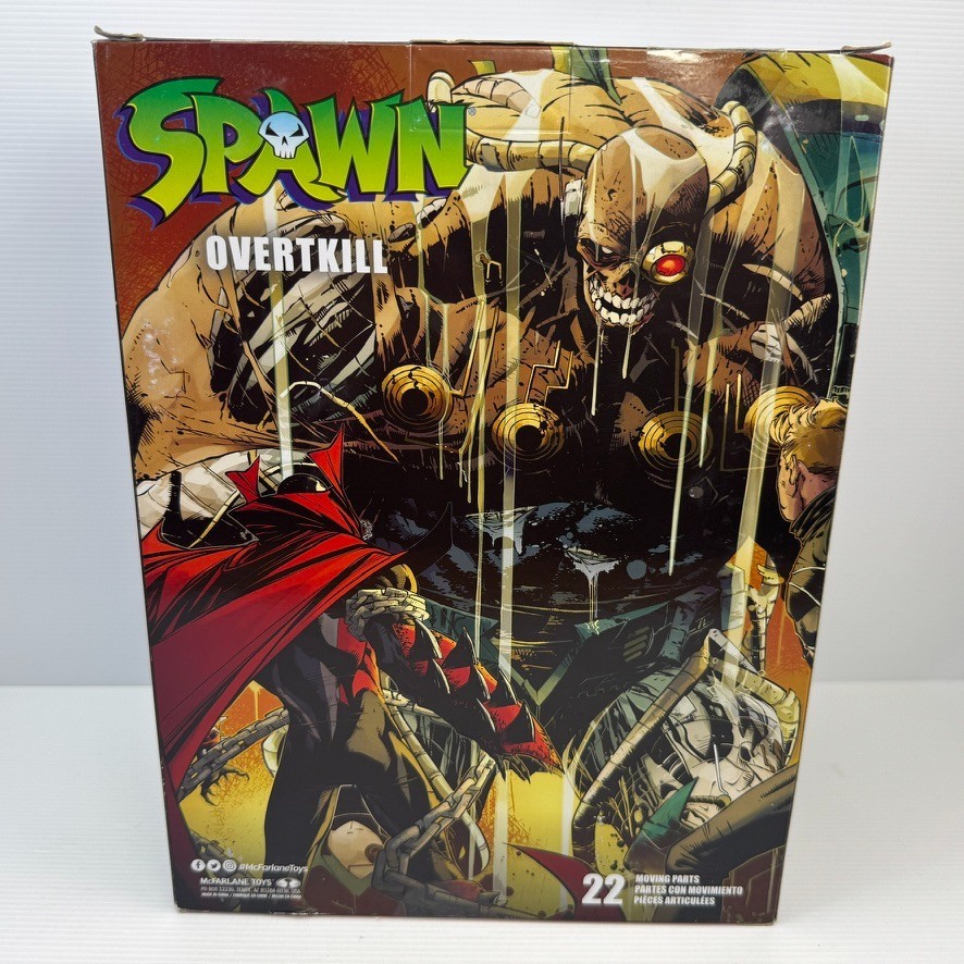 Macfarlane Toys Spawn Overtkill Action Figure Brand New Sealed Free Postage