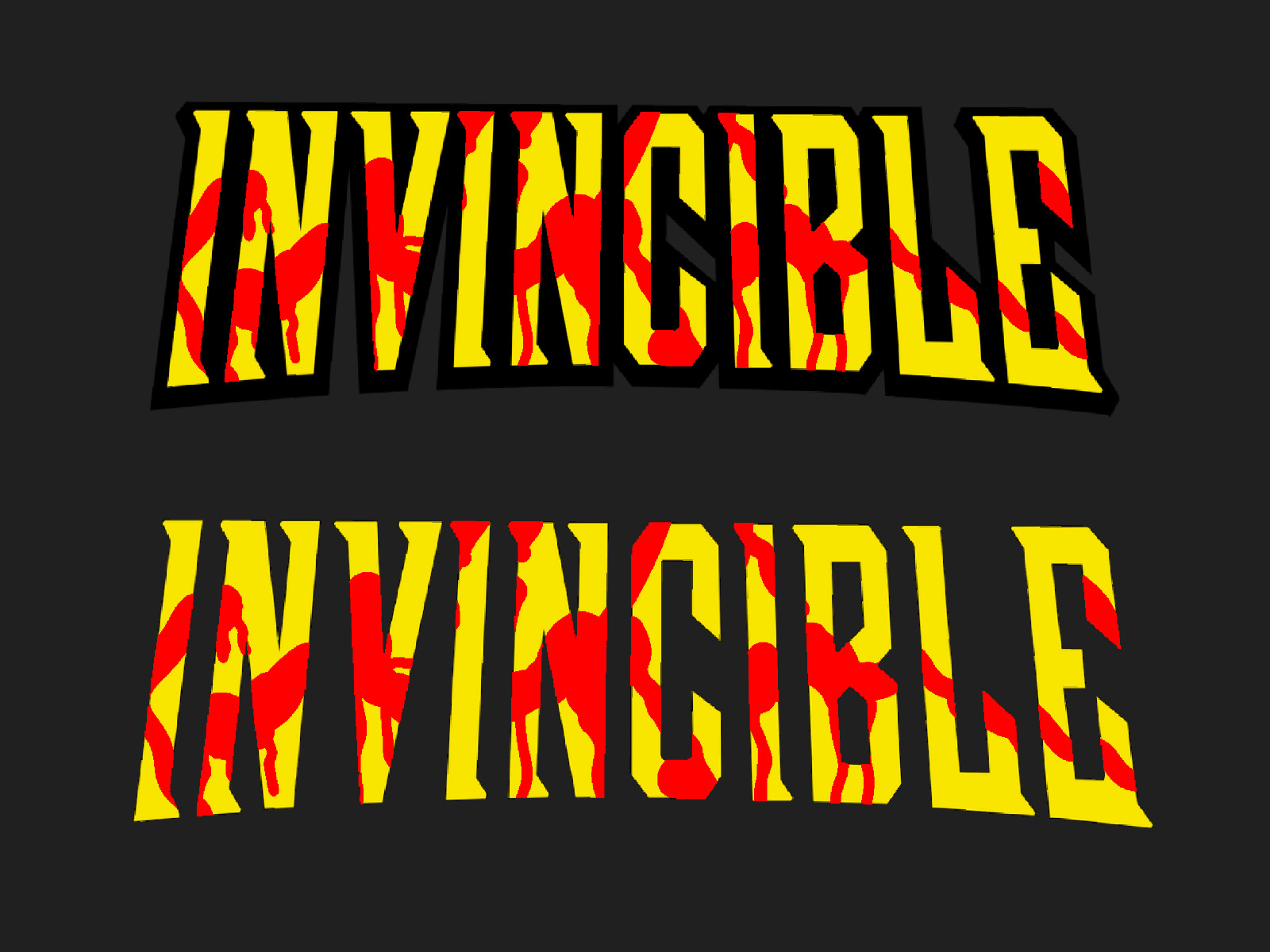 Invincible Comic Title Vinyl Decal