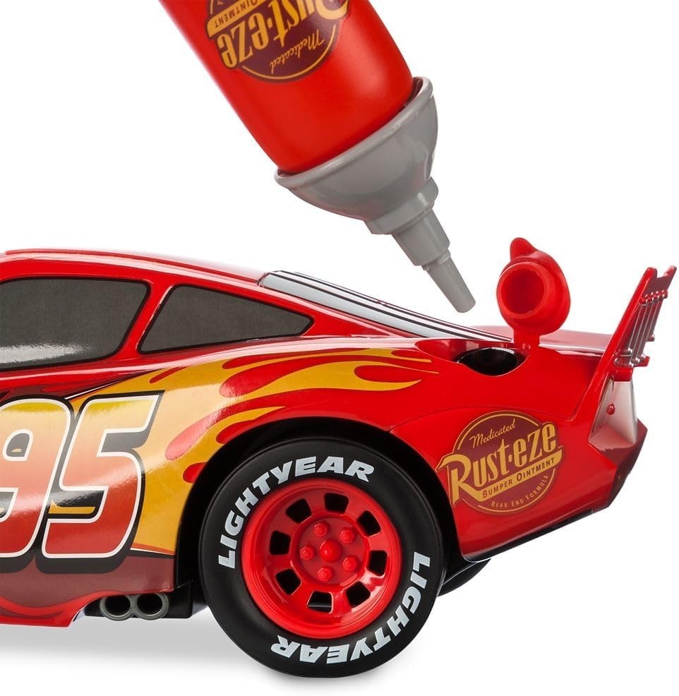 Lightning McQueen Bubble-Blowing Remote Control Car – 2.4GHZ