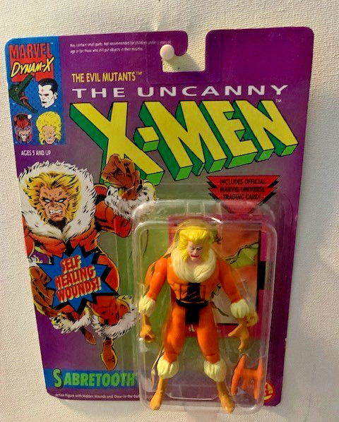 Toy Biz 1992 X-Men Series 2 Sabretooth (Self Healing Wounds) 5&Prime; Figure 4939