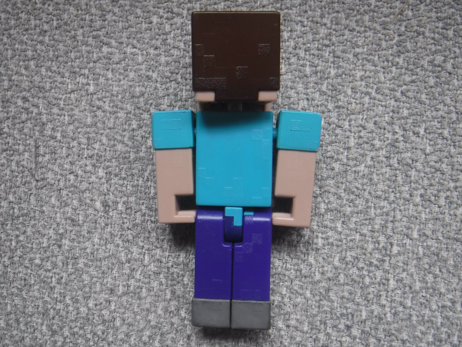 Minecraft figure lot 3.5&Prime; (SKELETON-BLAZE-STEVE changeable face-ZOMBIE) Mattel