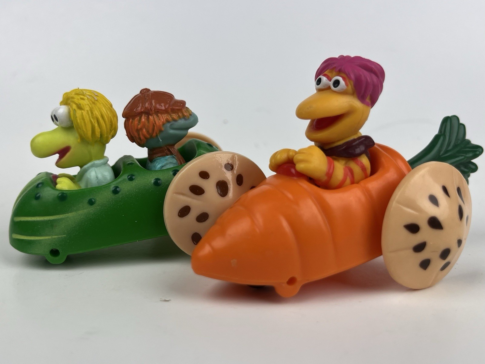 Vintage 1988 Henson McDonalds Happy Meal Toy Fraggle Rock Gobo Carrot Cookie Car