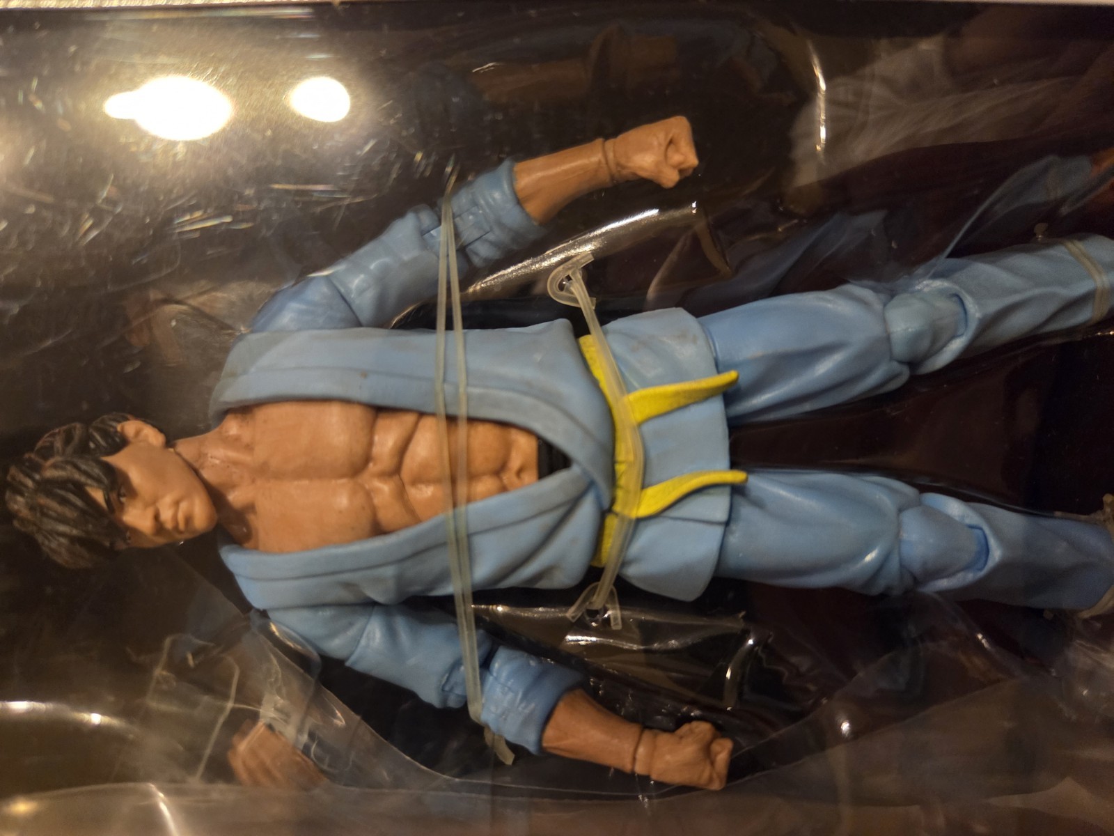 Articulated Icons Sakit Martial Artist The Feudal Series Fwoosh 6 Inch Blue
