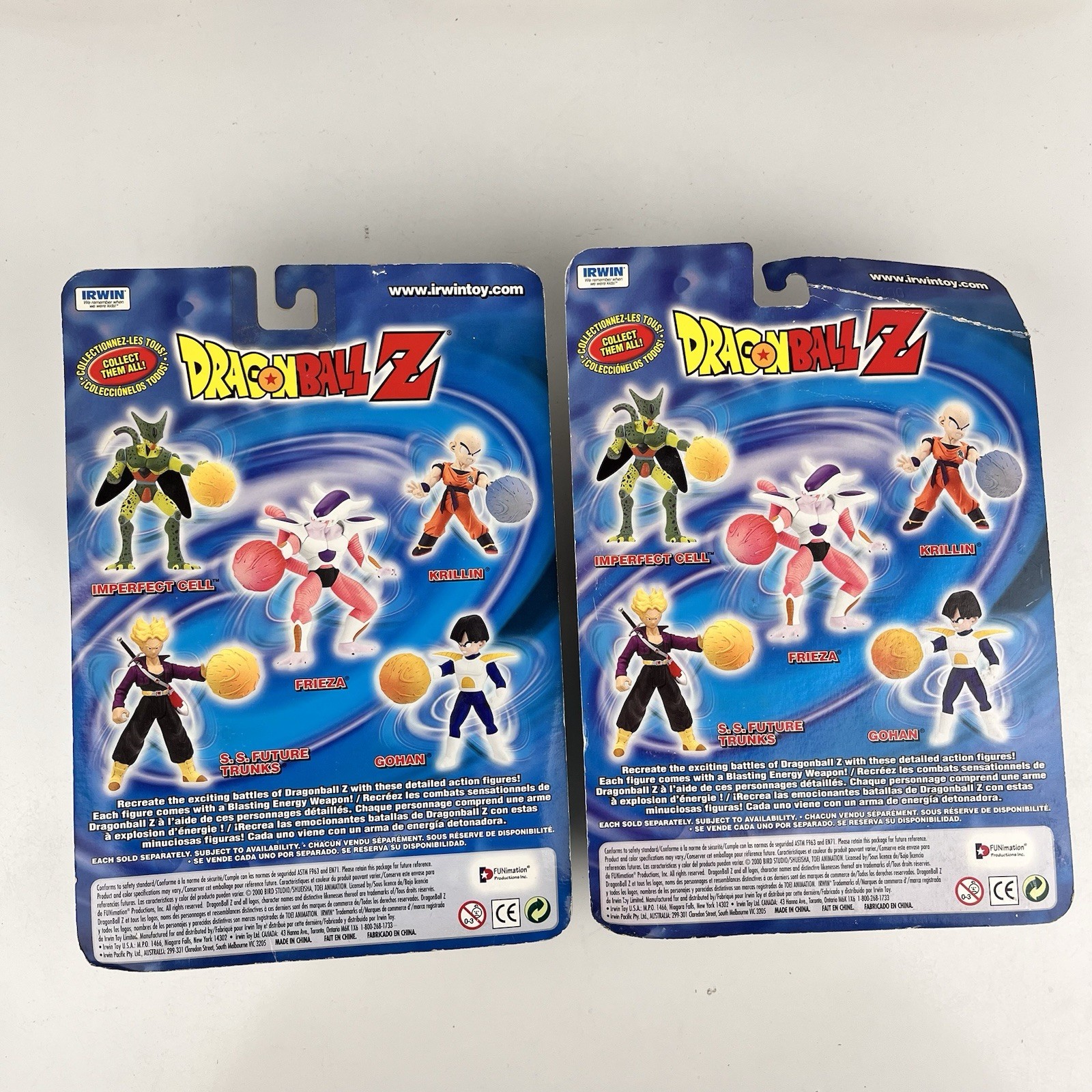 Dragon Ball Z SS FUTURE TRUNKS GOHAN KRILLIN FRIEZA IMPERFECT CELL Figures