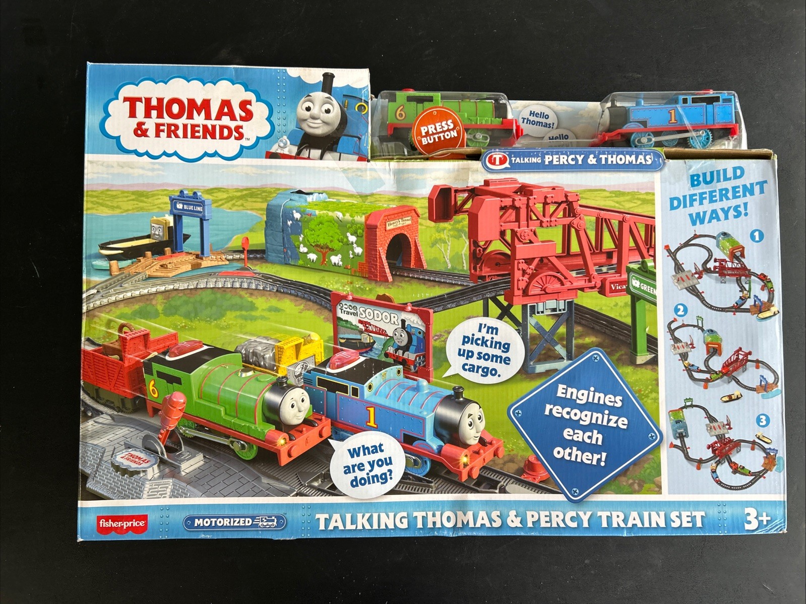 Thomas & Friends Talking Thomas & Percy Engines with Track, Sounds & Phrases Set