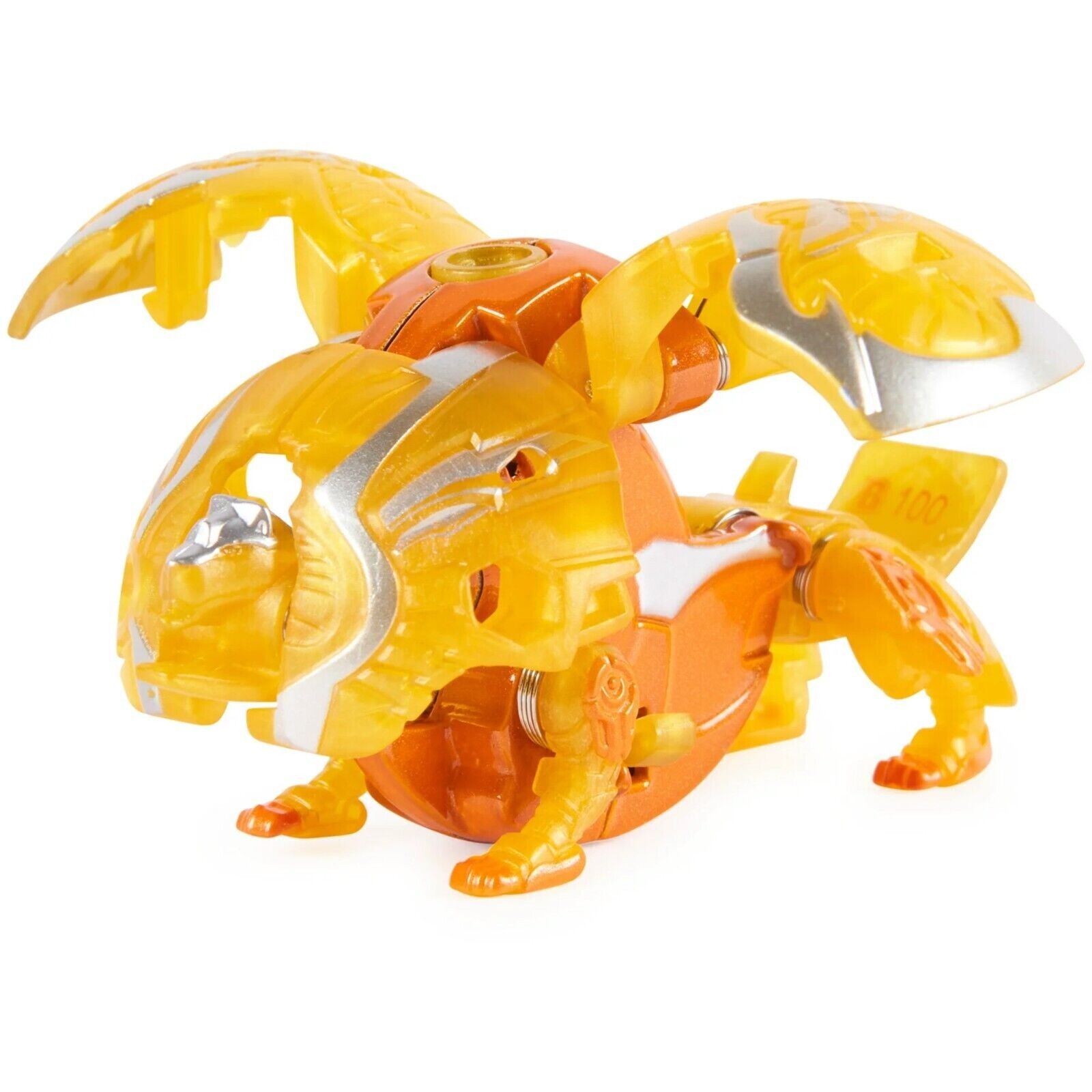 BAKUGAN EVOLUTIONS Platinum Series True Metal Gold NEO PHAROL Action Figure Set