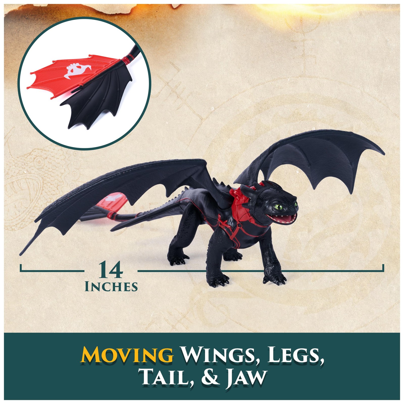 How to Train Your Dragon, Toothless & Hiccup, Viking Duo Action Figures