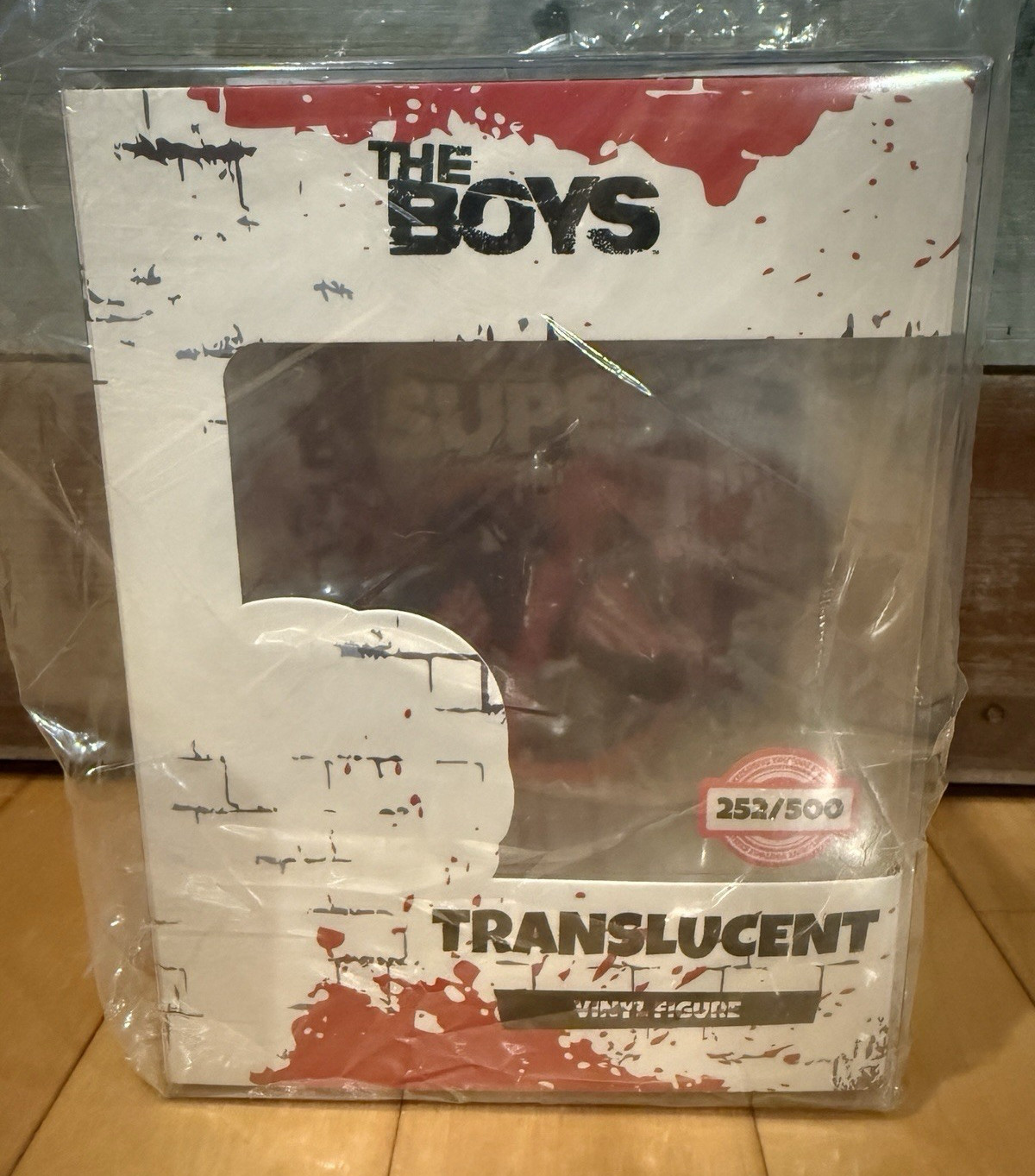 New Youtooz Amazon Prime The Boys Translucent Non-Figure Empty Box w/ Protector