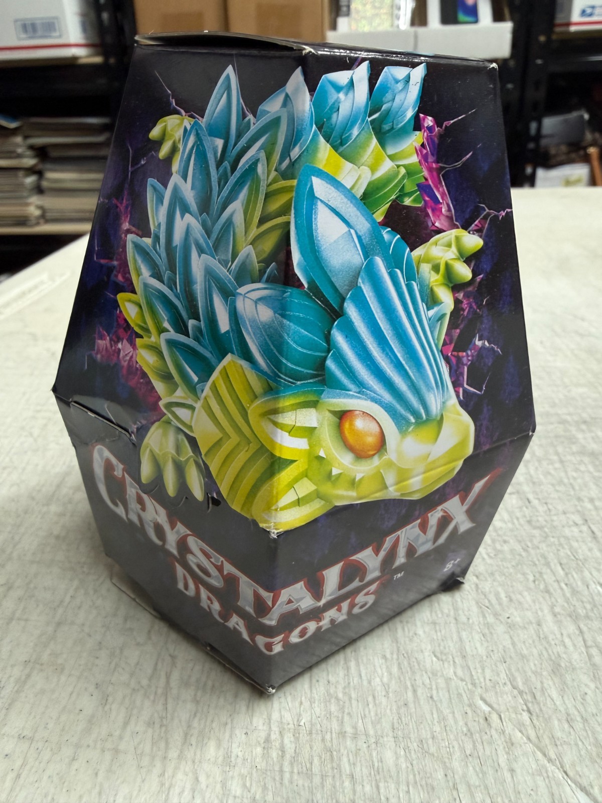Crystalynx Dragons Blind Mystery Crystal Egg Articulated Dragon