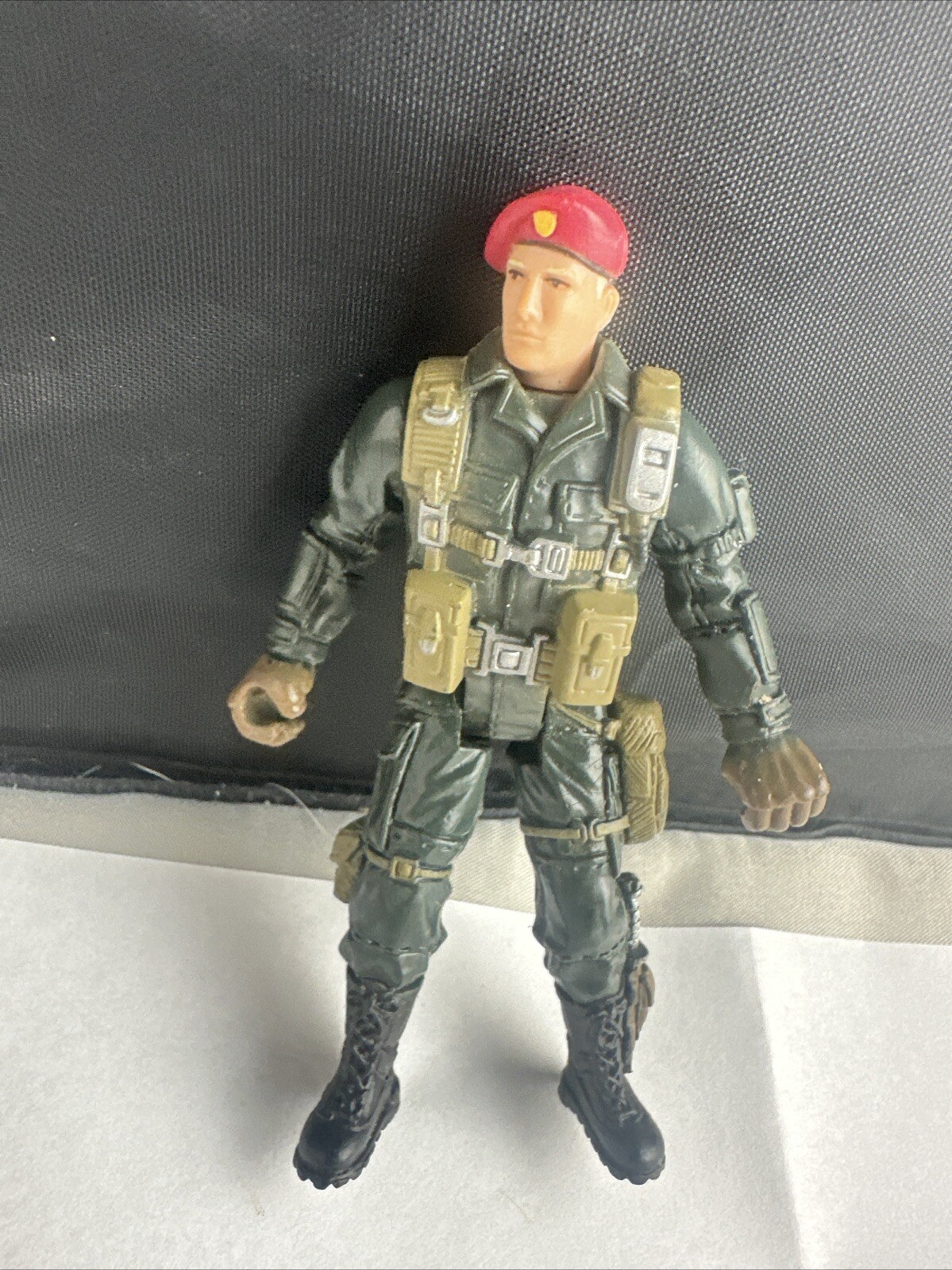 Chap Mei Red Beret COLONEL STEWART Army Man Soldier Action Figure 4” 37A
