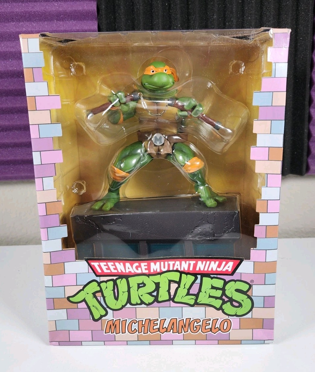 PCS Collectibles Teenage Mutant Ninja Turtles Michelangelo 1:8 Scale Statue NEW