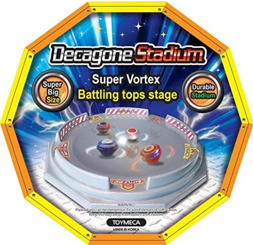 Decagon Large Battling Tops Stadium for 4-6 Players – Indoor/Outdoor Play