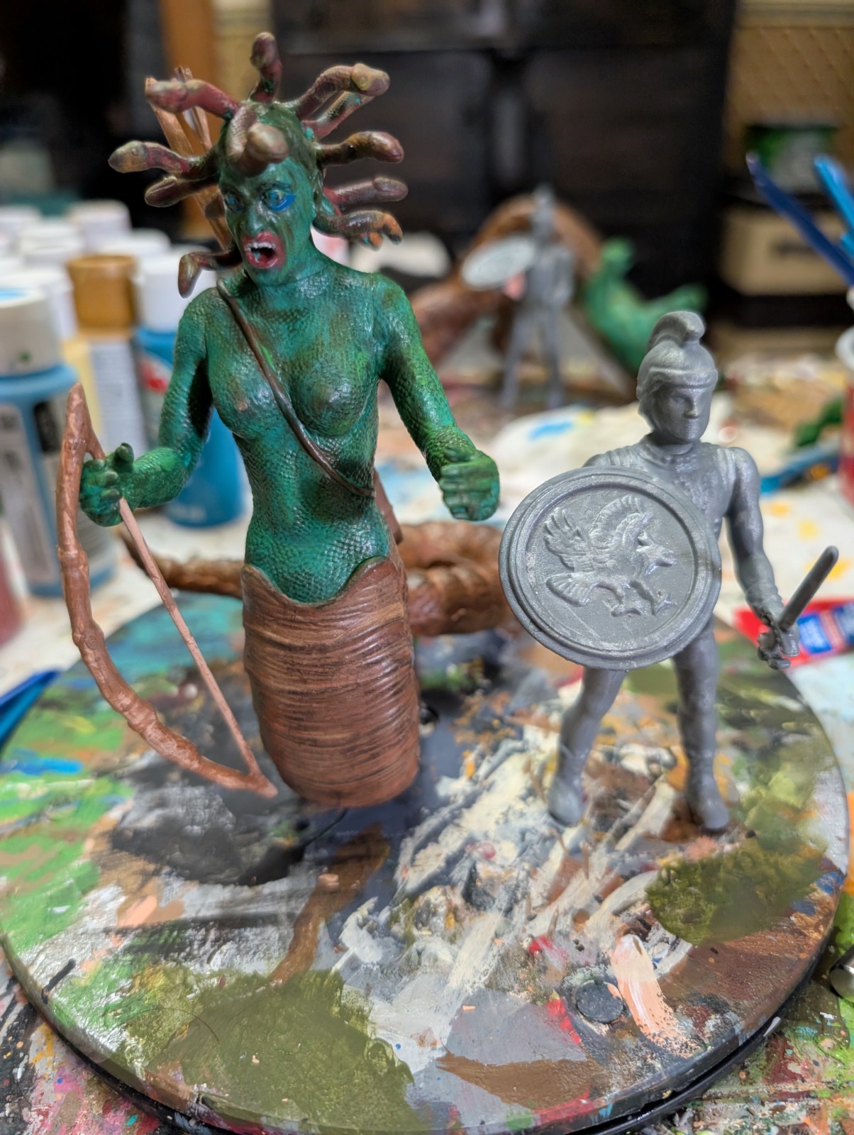 Clash Of The Titans Custom Medusa And Thallo #1