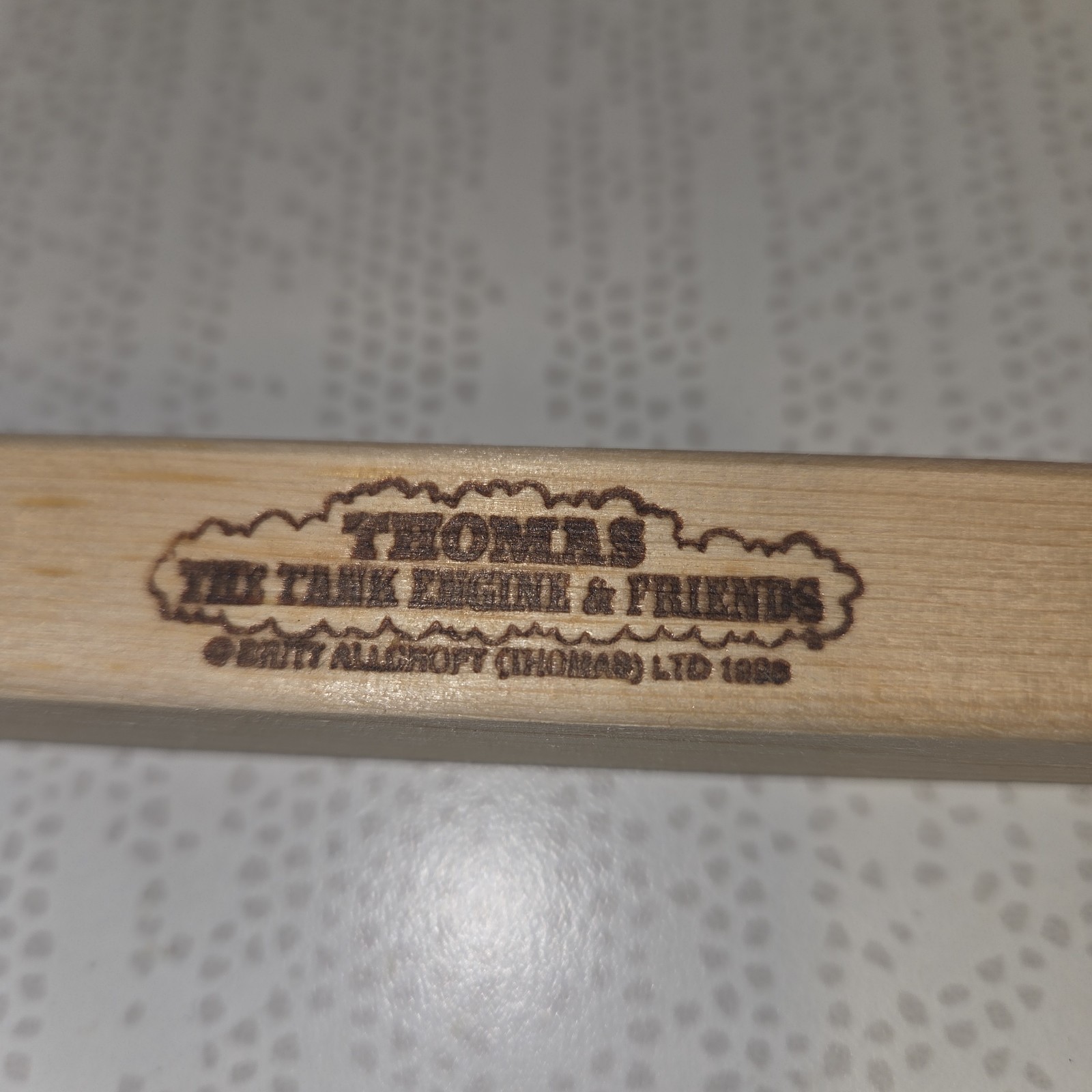 Set 12 Thomas The Tank Engine & Friends Train Wood Whistle 5&Prime; &rsquo;98 Britt Allcroft