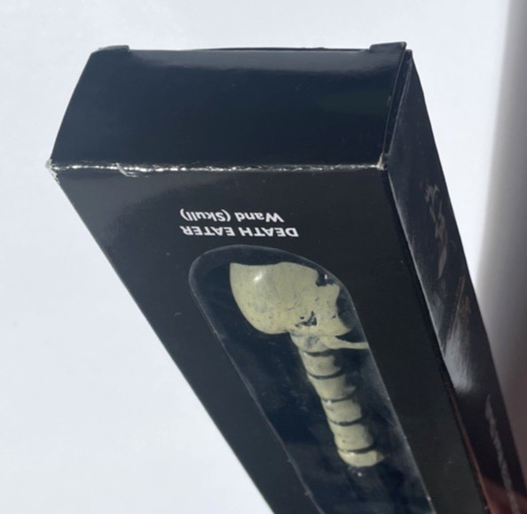The Noble Collection – Death Eater Skull Wand In A Standard Windowed Box – 14in