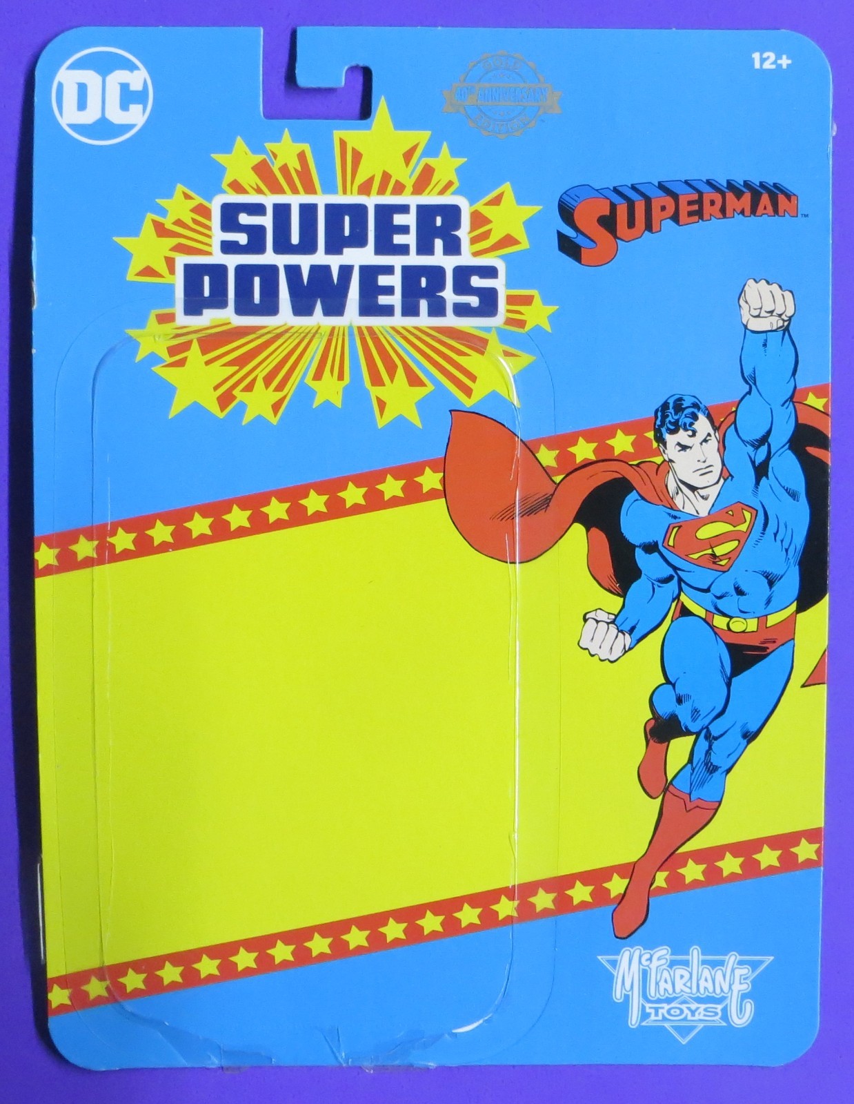 MCFARLANE SUPER POWERS GOLD SUPERMAN LOOSE DC Universe DCU Figure 4&Prime; 5&Prime;