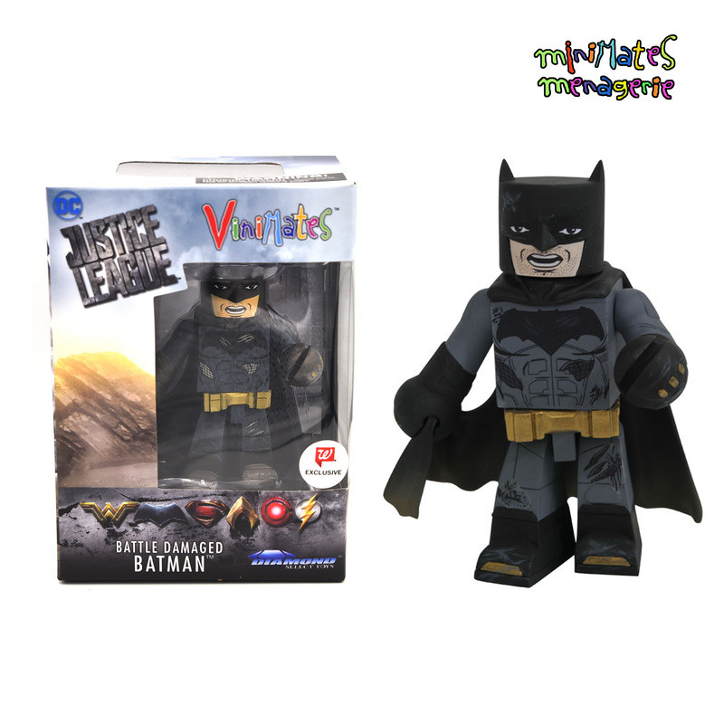 Vinimates DC Justice League Movie Battle Damaged Batman Walgreens Vinyl Figure