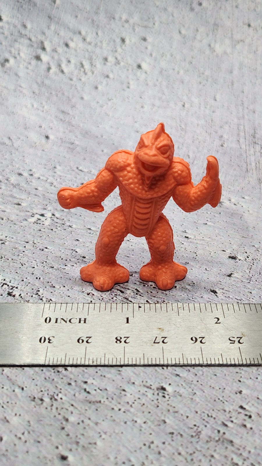 Lizard Man Ymir Harryhausen Alien Diener Eraser Monster Figure 1980s Orange