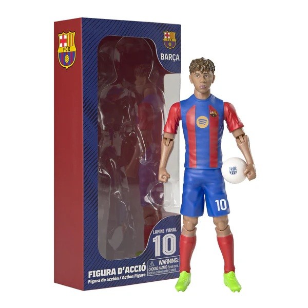 Banbo Toys SOCKERS FC Barcelona Lamine Yamal 8&Prime; Soccer Action Figure