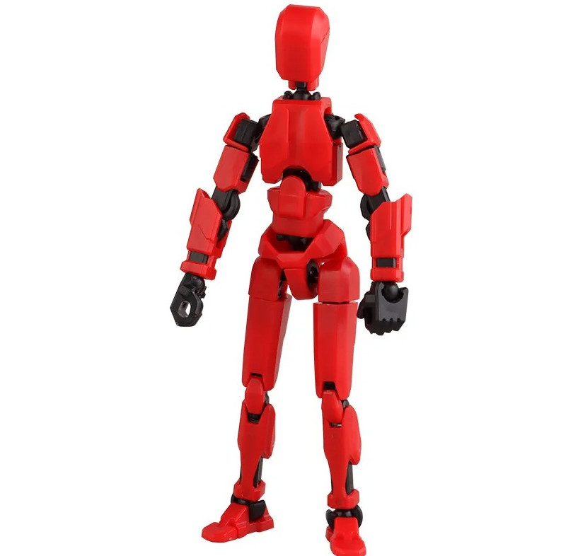 1pc Multi-Jointed Movable Shapeshift Robot Toy 3D Printed Action Figure 5.5in