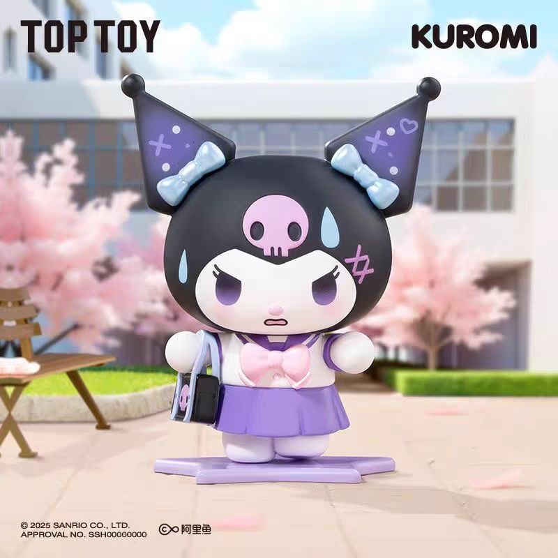 TOPTOY Kuromi School Diary Series Blind Box Confirmed Figure Art Toys Hot Gift
