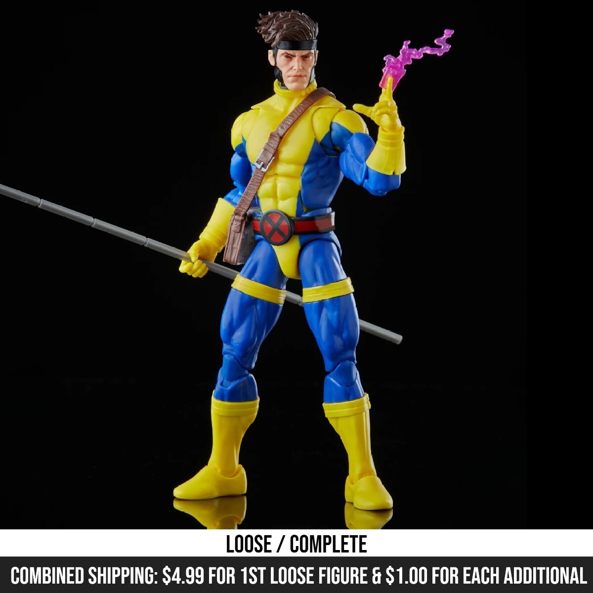 Marvel Legends X-Men Gambit 60th Anniversary 3 Pack 6&Prime; Action Figure – LOOSE