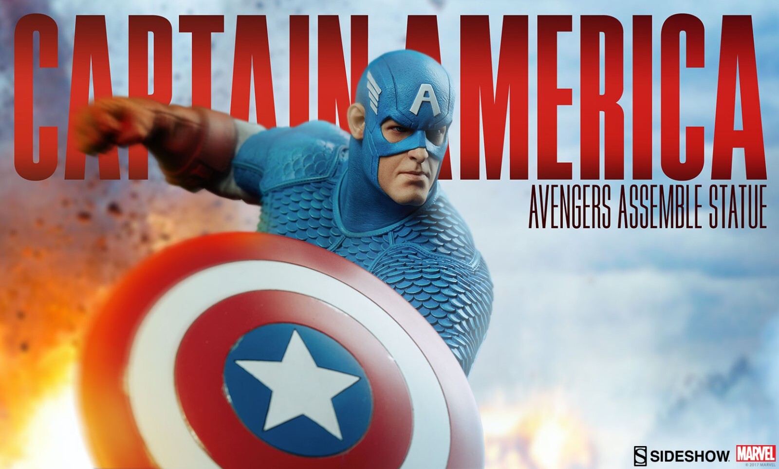 CAPTAIN AMERICA AVENGERS ASSEMBLE PREMIUM FORMAT FIGURES SIDESHOW EXCLUSIVE