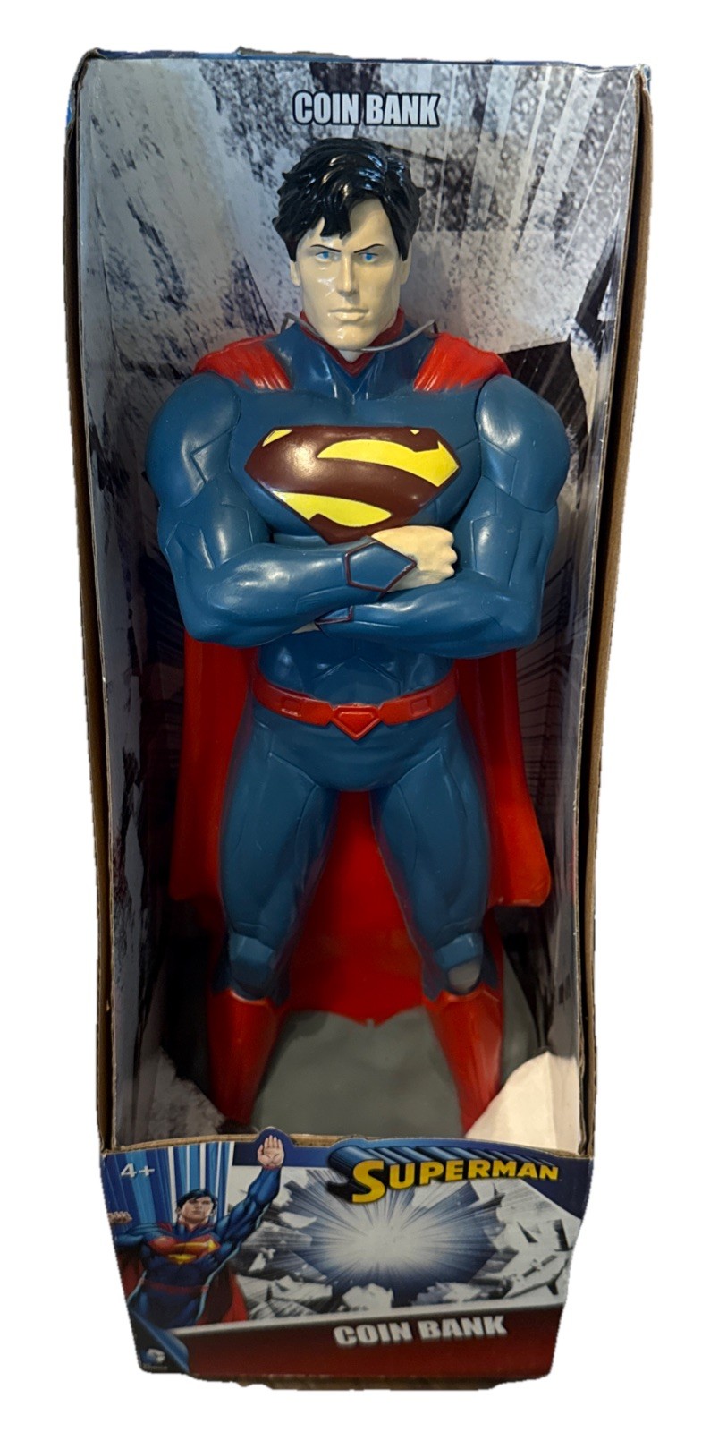 DC Comics -SUPERMAN- Figure 14&Prime; Coin Bank – Item #72477