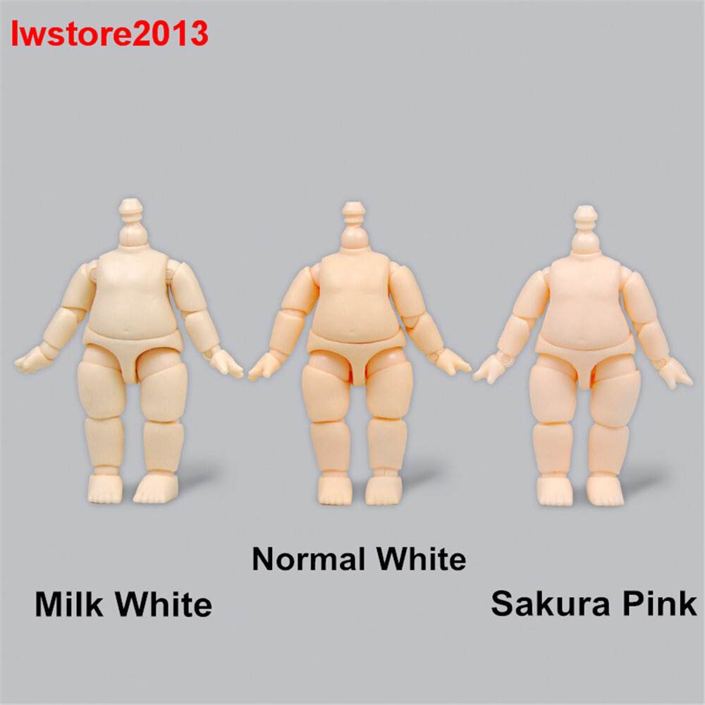 YMY Toys 5.7cm Flexible Baby Body PVC Action Figure For OB11 Head Sculpt Dolls