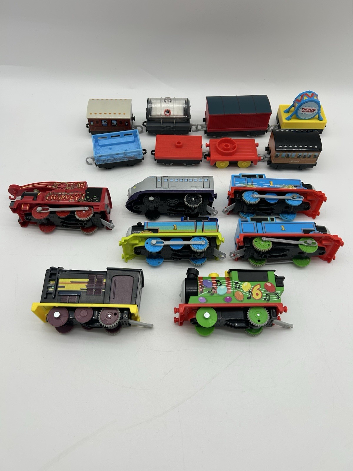 Thomas and Friends Trackmaster Motorized Harvey 2013 & Up Lot Of 15 READ!